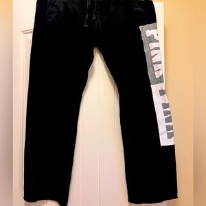 Pink sz medium comfy string tie sweats